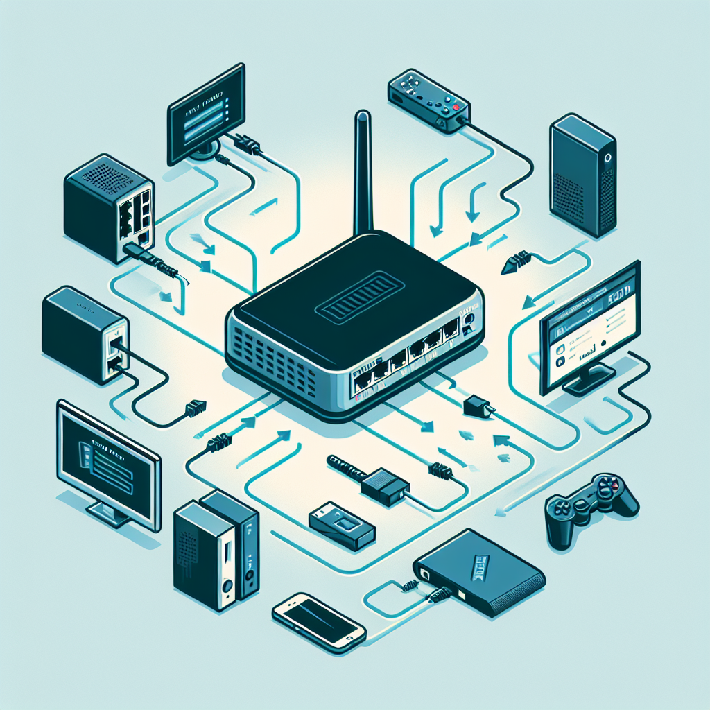 How do I configure port forwarding on my Ethernet router?