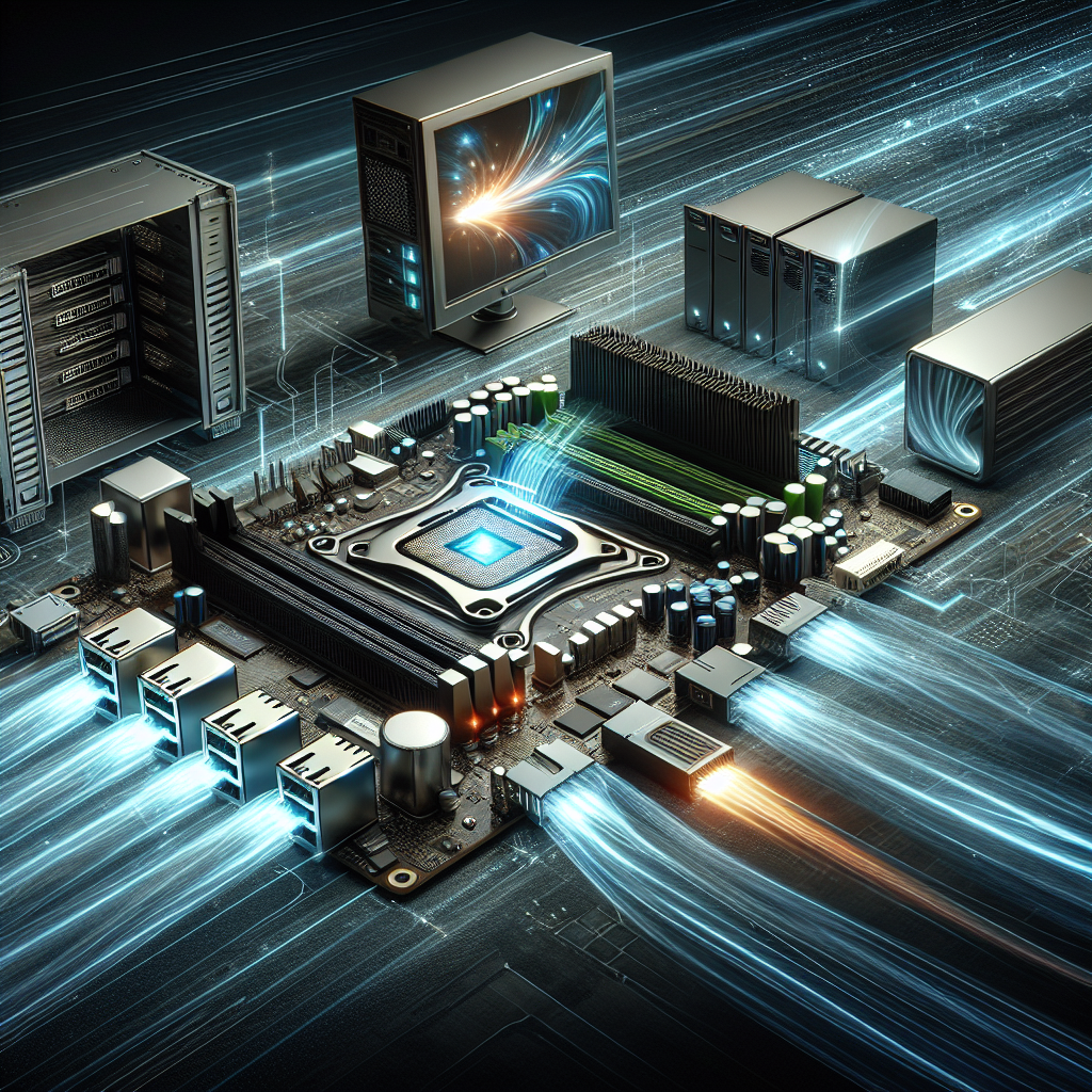 What advantages do motherboards with integrated 10 Gigabit Ethernet offer?